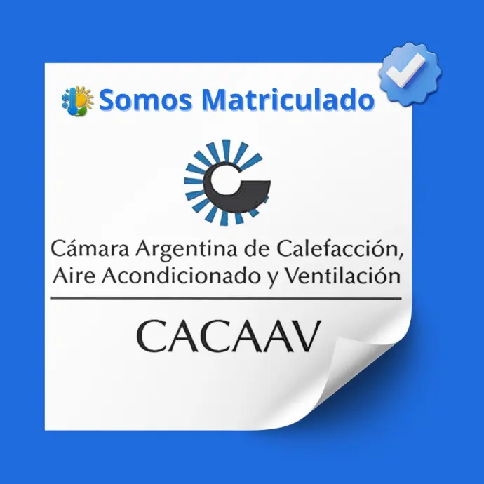 Servicio matriculado CACAAV para equipos de aire acondicionado